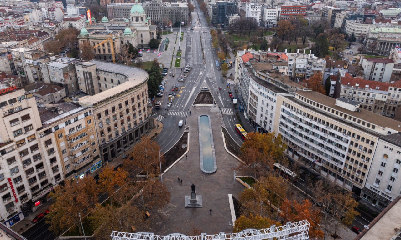 SRCE BEOGRADA Pogledajte kako izgleda rekonstruisani Trg Nikole Pašića (FOTO)