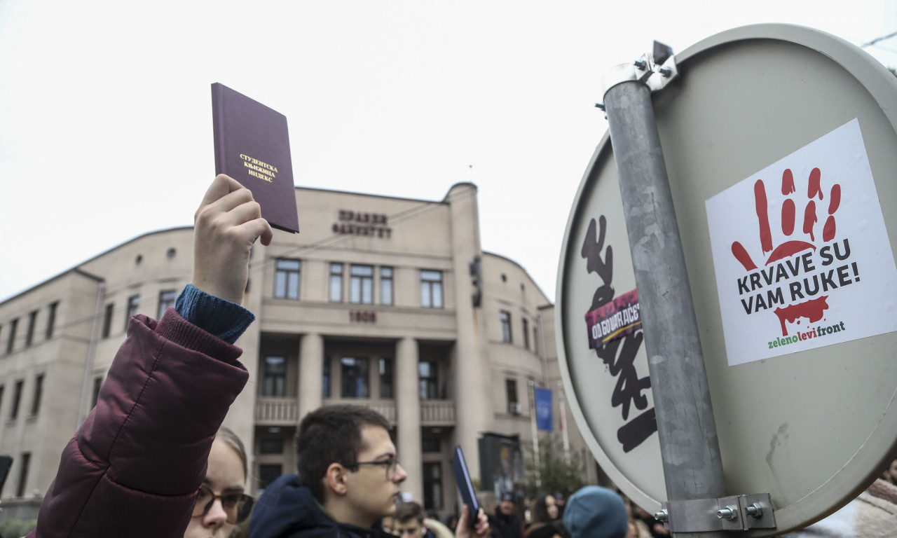 TUŽILAŠTVO POZIVA STUDENTE NA RAZGOVOR Obustavlja krivično gonjenje 13 osoba u skladu s odlukom predsednika Republike