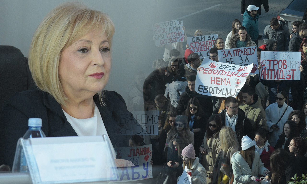 STUDENTI NAPALI MINISTARKU Slavica Đukić Dejanović: "Psovali su mi majku, fizički krenuli na mene..."