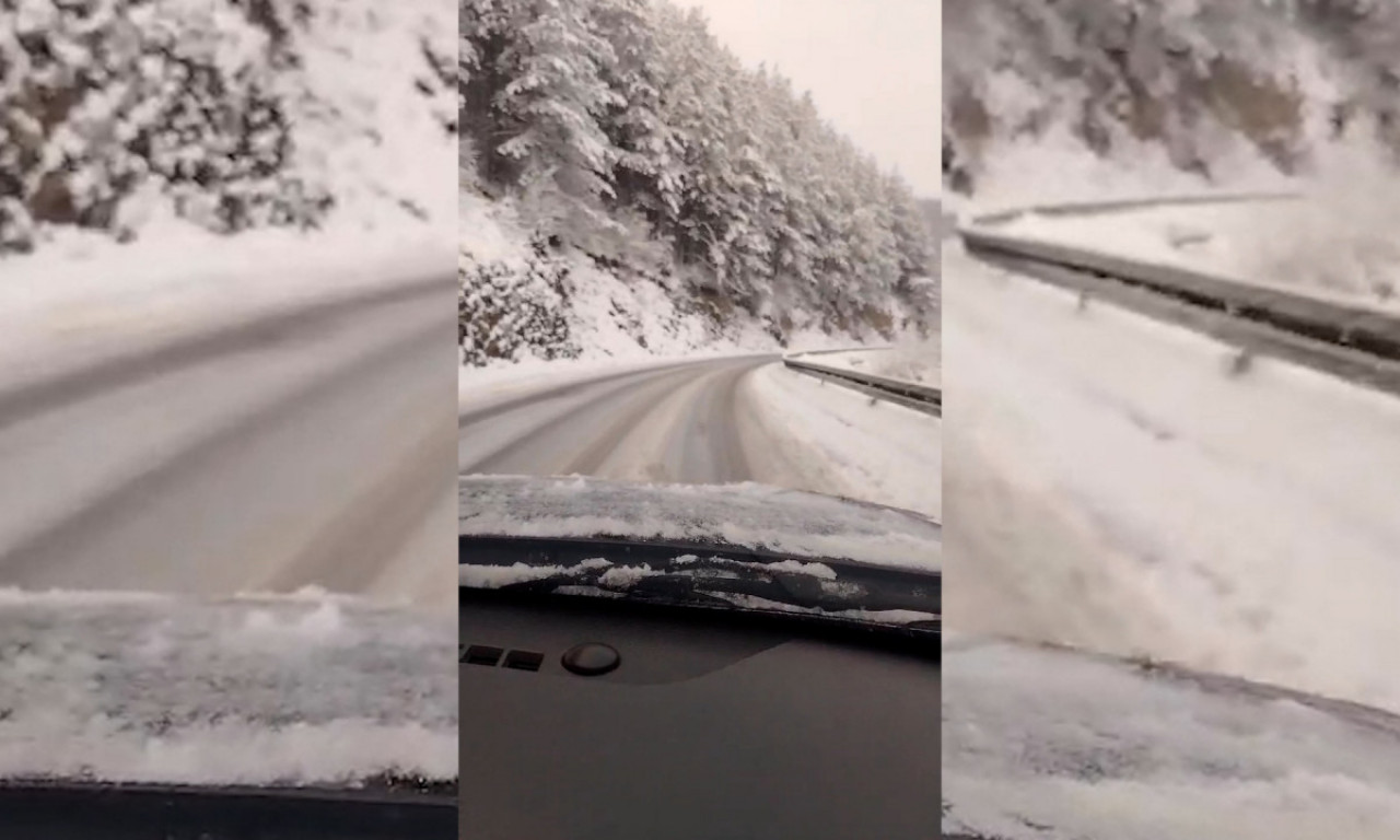 SNEŽNA MEĆAVA OKOVALA OVAJ DEO SRBIJE! Saobraćaj otežan, vozačima se savetuje veliki oprez (VIDEO+FOTO)