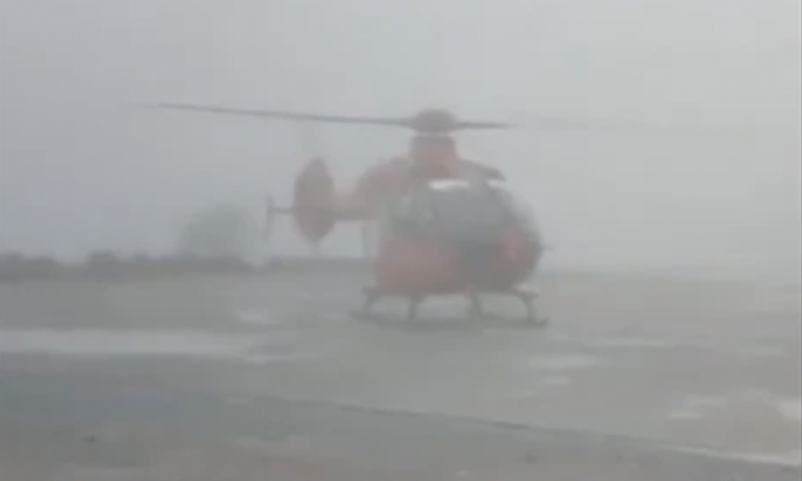 PRVI SNIMAK PADA HELIKOPTERA NA BOLNICU Letelica nestaje u gustoj magli, a onda - tragedija! (VIDEO)