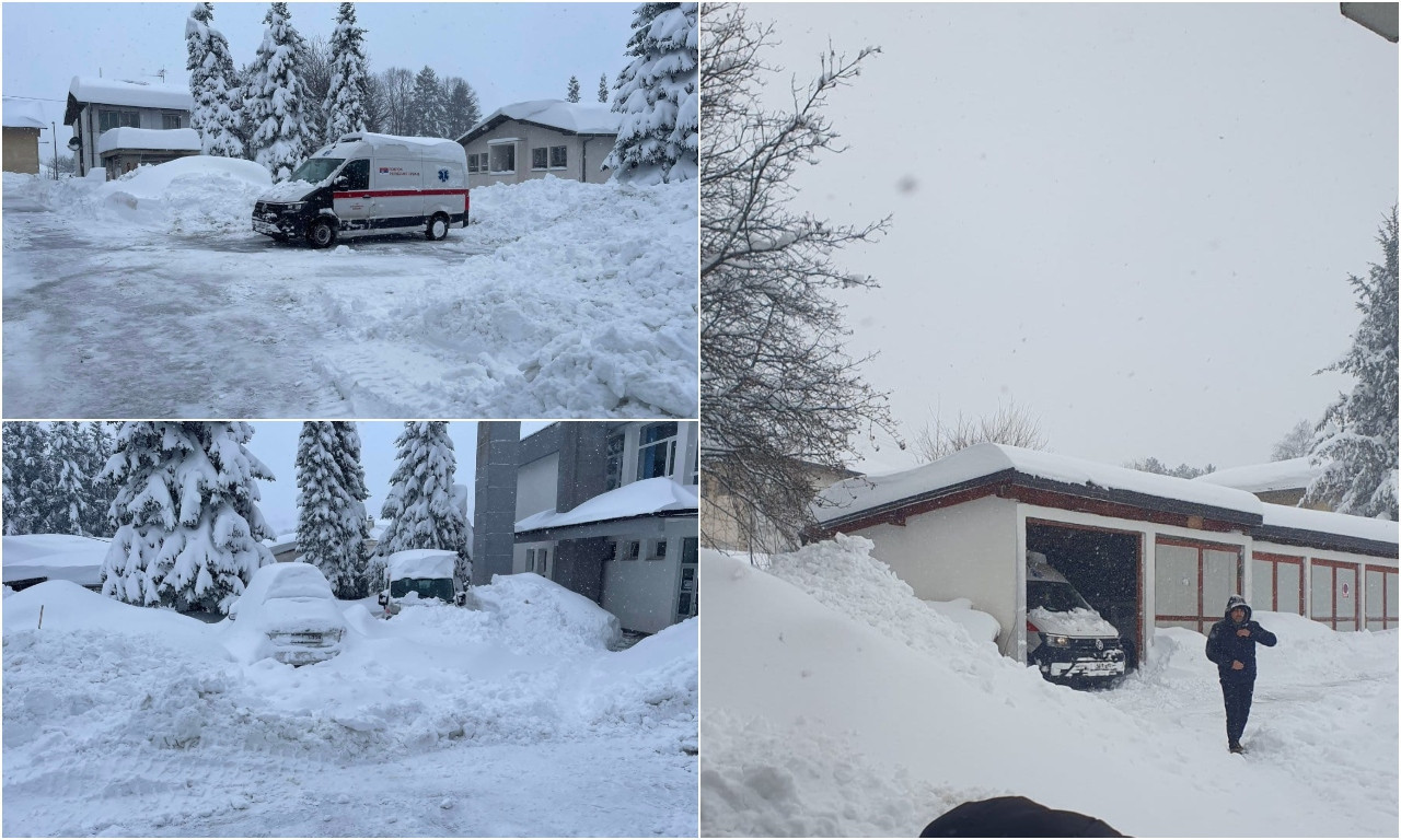 KATAKLIZMA U SRPSKOM GRADU Ima mrtvih, nanosi snega i po 7 metara, ljudi hodaju po krovovima (FOTO)