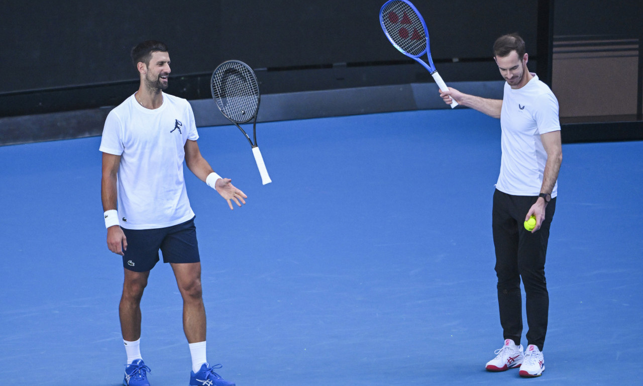 TO SMO ČEKALI: Nole i Endi ponovo zajedno na terenu (VIDEO)