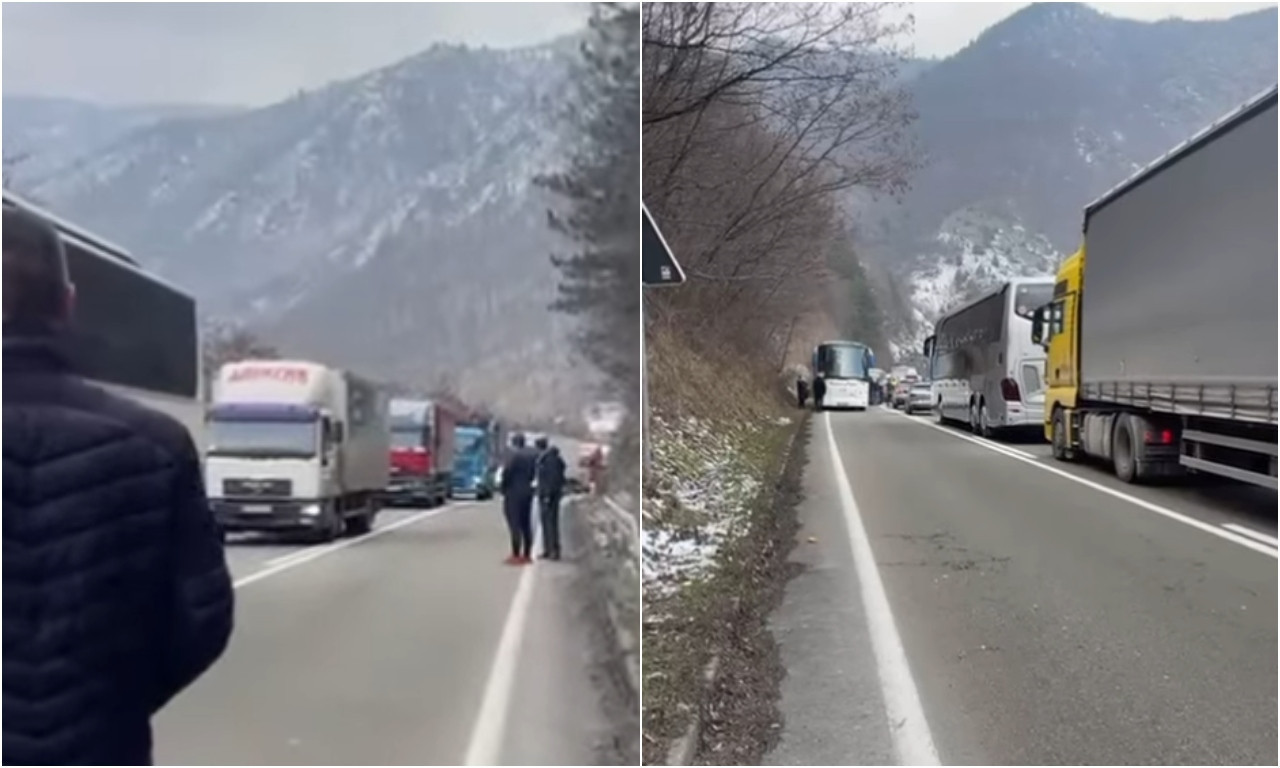 TEŽAK UDES NA IBARSKOJ Haos na putu, ljudi masovno izlaze iz vozila! Evo šta se dešava (VIDEO)