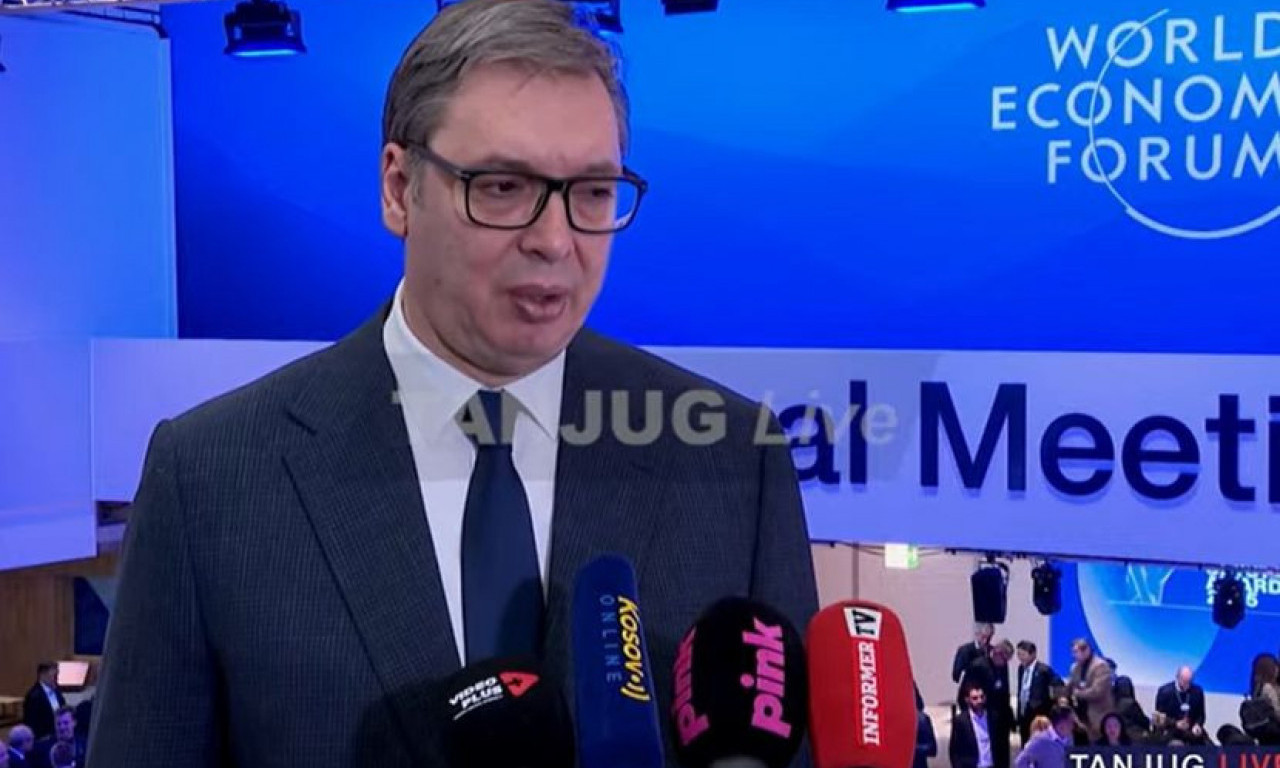 VUČIĆ SE OBRAĆA IZ DAVOSA: Evo šta kaže nakon važnih sastanaka!