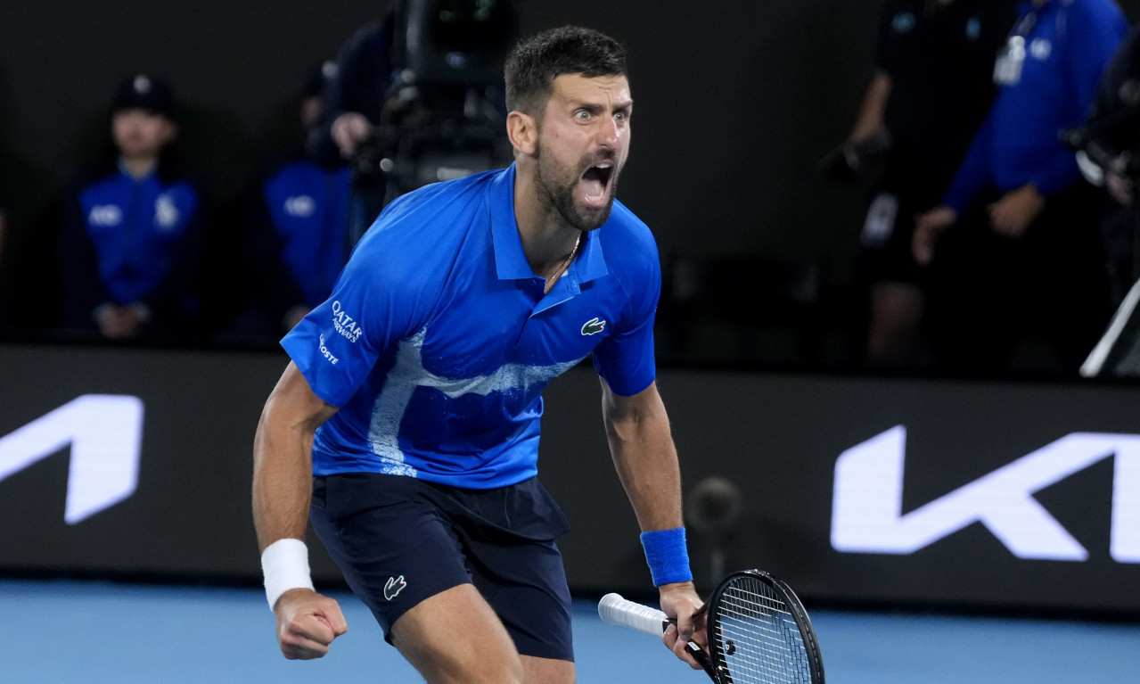 SRBIMA SE OVO NIKAKO NEĆE SVIDETI Evo kada Đoković igra polufinale Australijan opena protiv Zvereva