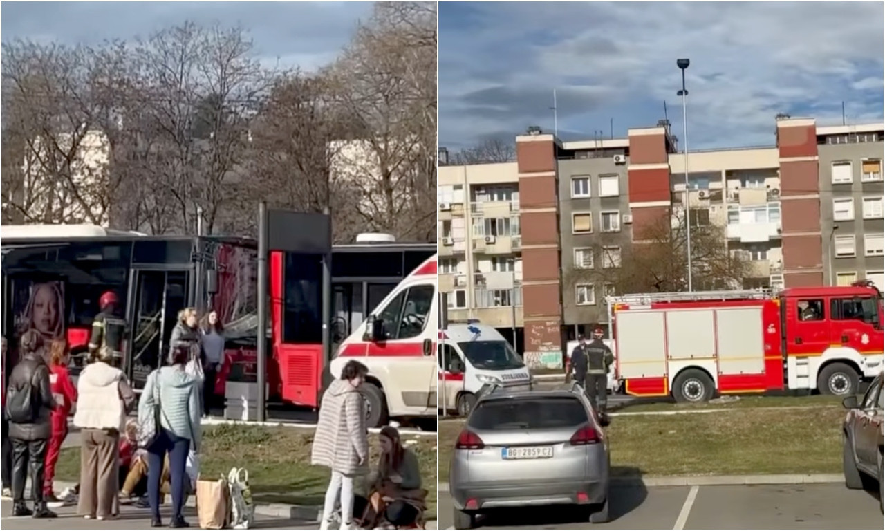 DETE I TRUDNICA POVREĐENI U SUDARU AUTOBUSA Jedna osoba završila ispod vozila na Novom Beogradu (FOTO)