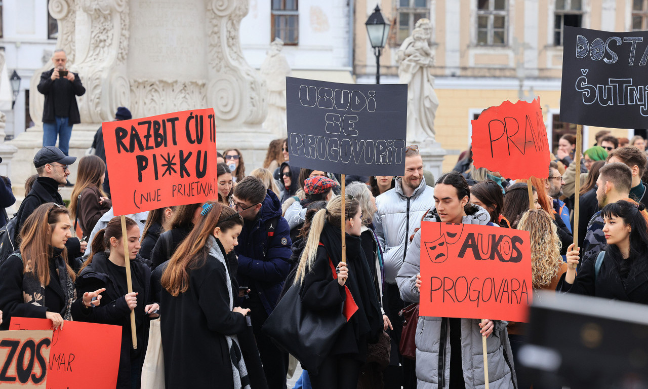 JOŠ JEDAN PROTEST STUDENATA Traže odgovornost Mrkonjića (FOTO)