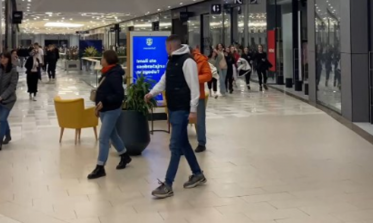 HITNA EVAKUACIJA U TRŽNOM CENTRU U NOVOM SADU: Upalili se alarmi! (VIDEO)