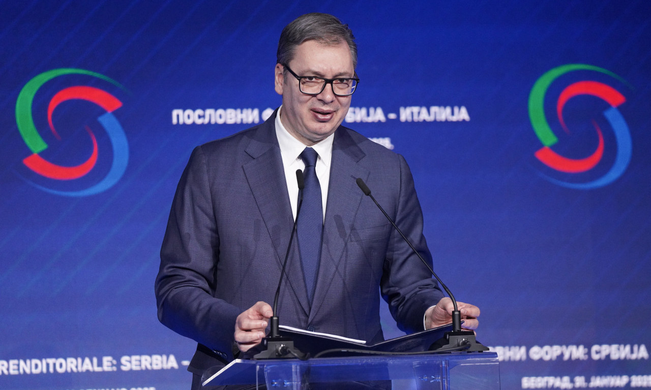 VUČIĆ SE OBRAĆA GRAĐANIMA: Ugostili smo danas 350 italijanskih kompanija, Tajani je uvek bio uz Srbiju