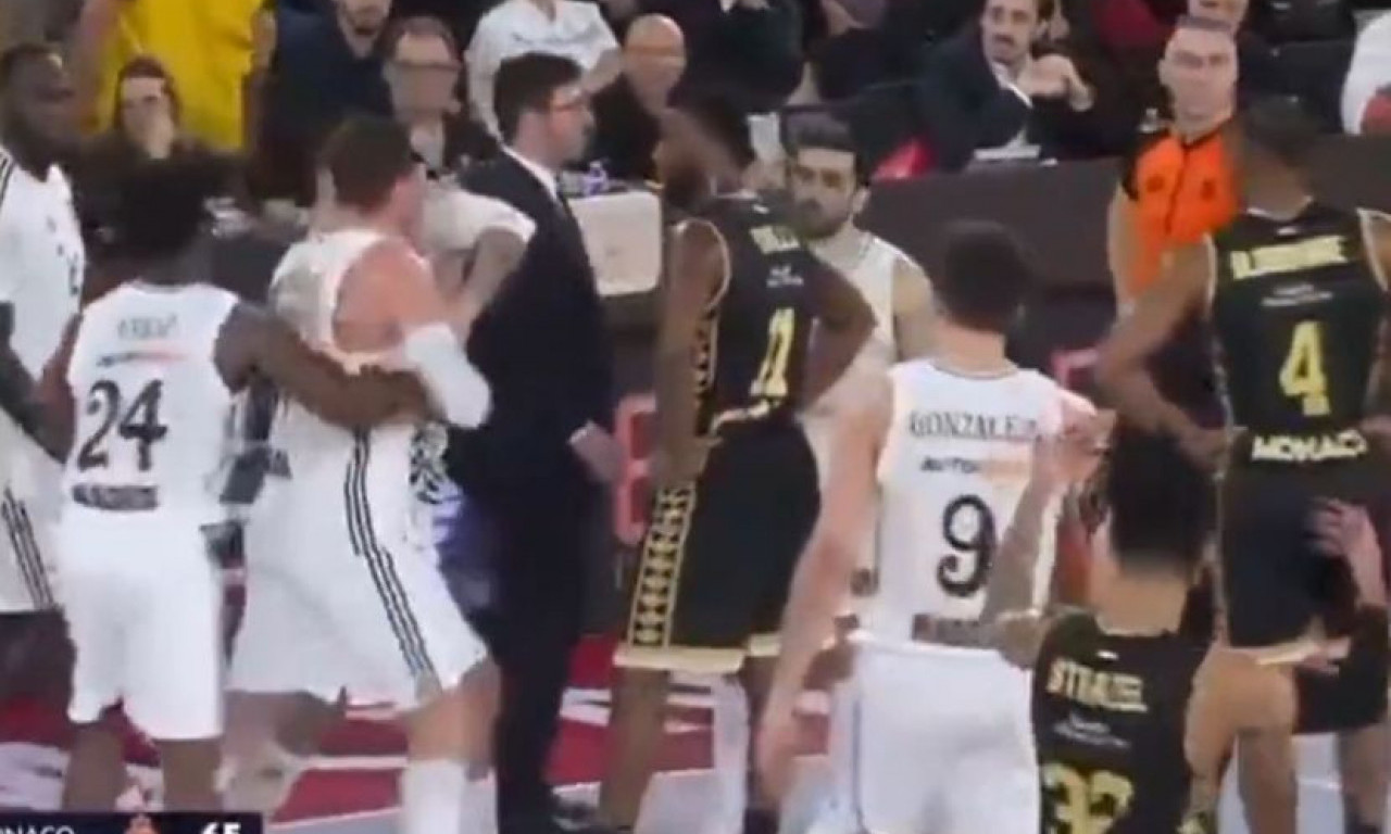 HEZONJA JURIO DA BIJE SUDIJU: Opšta "ludnica" u Monaku, Real na kraju poražen (VIDEO)