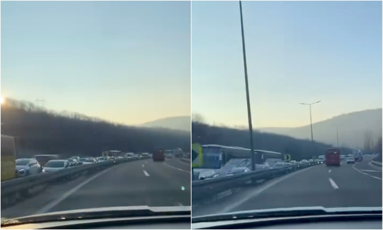 NESREĆA NA AUTO - PUTU KOD BUBANJ POTOKA Kolona kilometarska, vozila mile ka gradu! (FOTO)