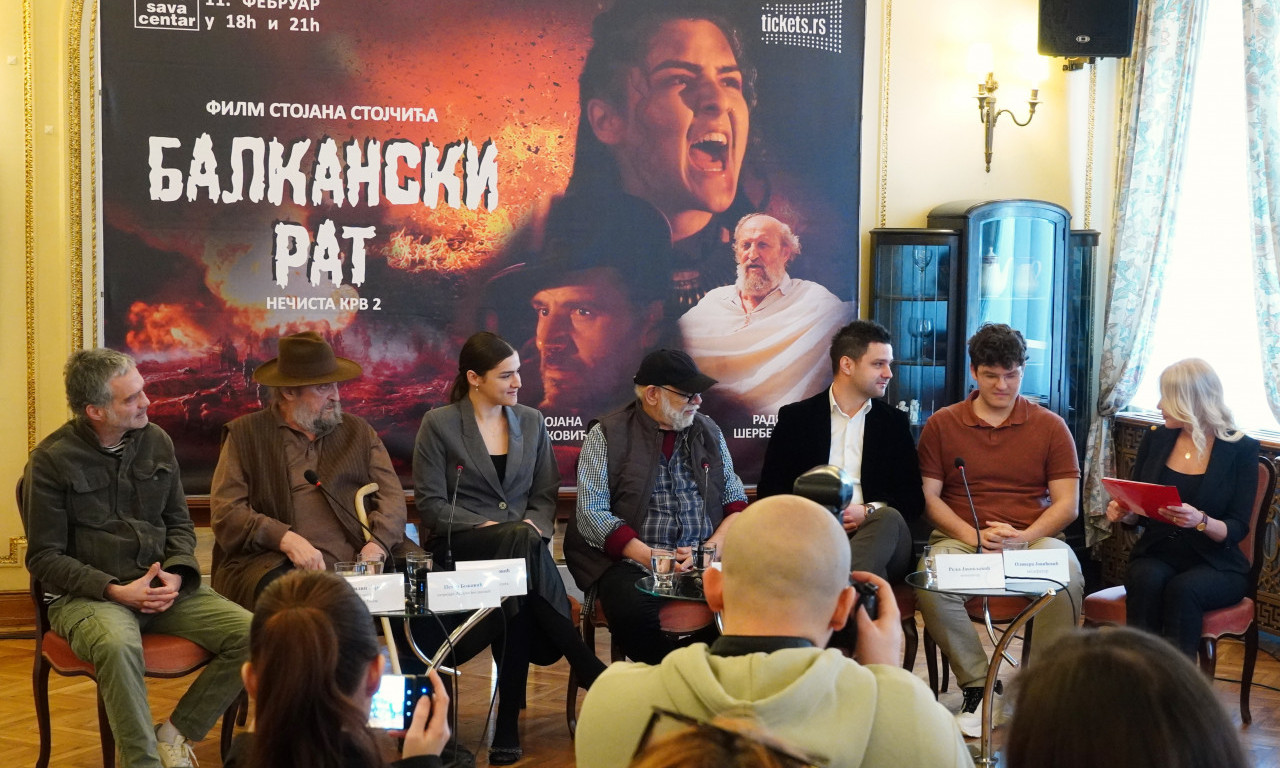 PREMIJERA FILMA "BALKANSKI RAT" Sve spremno za kulturni spektakl u Beogradu (FOTO)