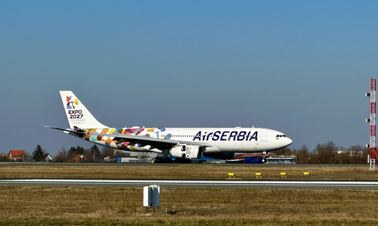 STIGAO NAM EXPO 2027! Erbasov avion A330-200 sleteo na beogradski aerodrom (FOTO)