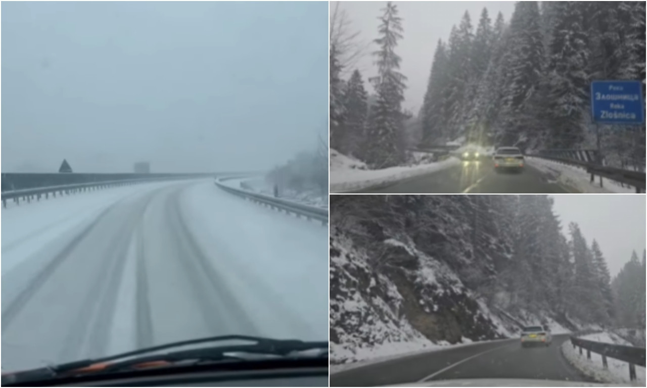 NIJE SIBIR, OVO JE SRBIJA DANAS! Neviđeni prizori mećave! Vozi se po sećanju... Sve je okovano snegom (VIDEO)