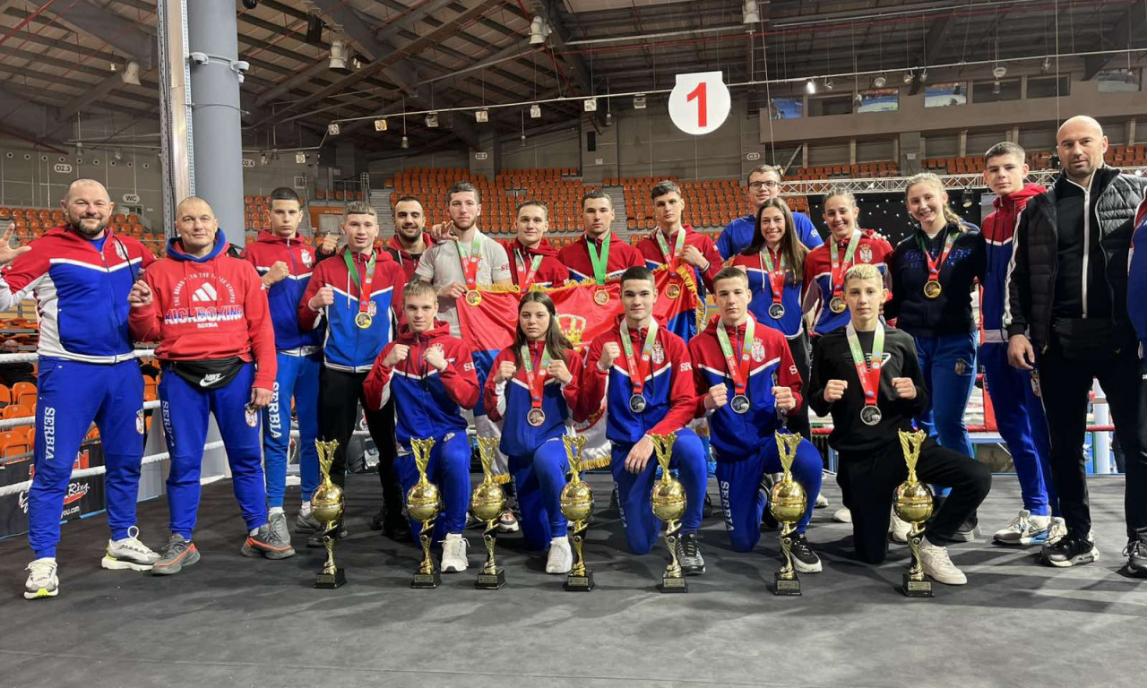 NIŽU SE USPESI: Kik-bokseri Srbije osvojili 12 medalja na Evropskom kupu u Bugarskoj