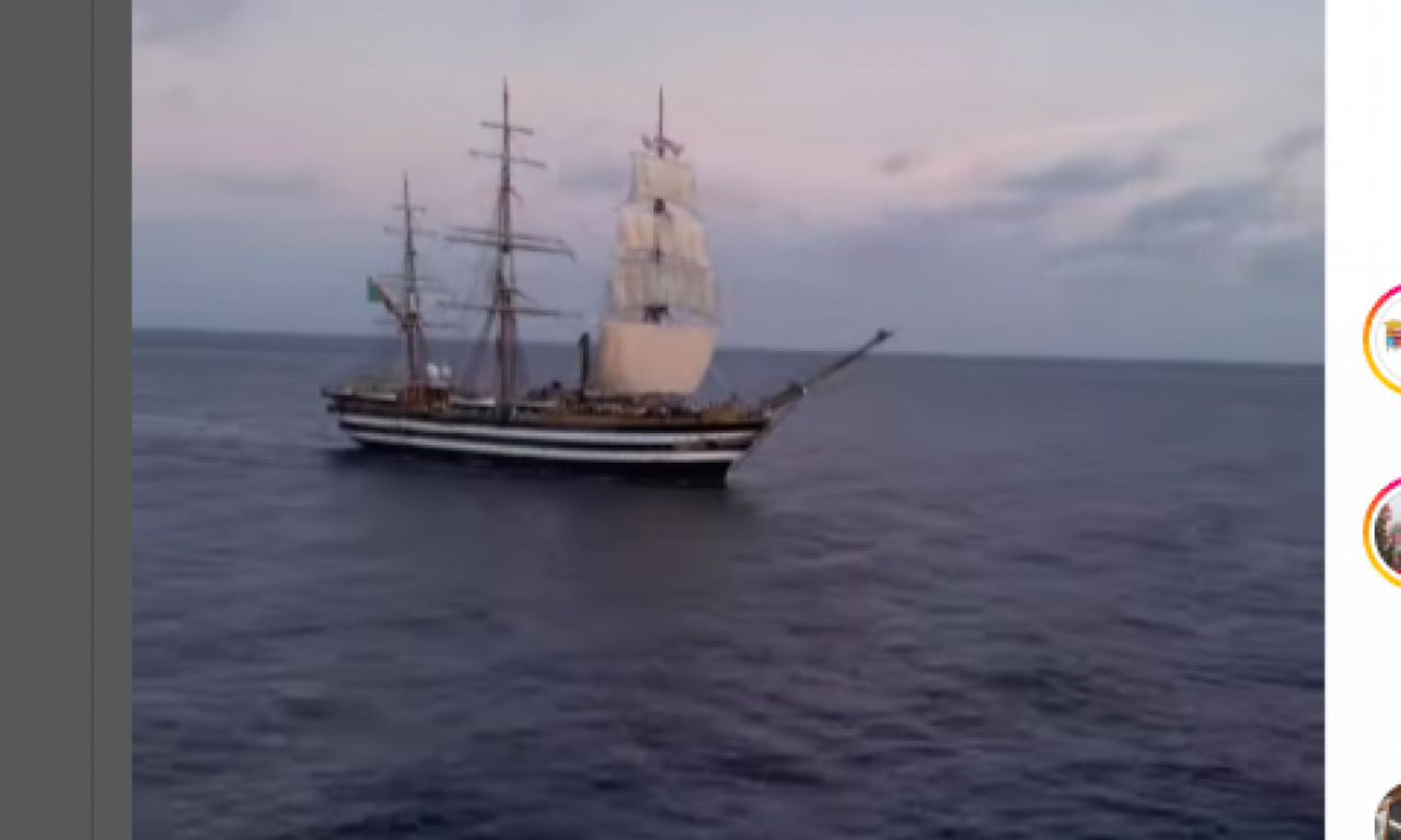 JEDRENJAK AMERIGO VESPUČI STIGAO U TRST Dve godine plovio po svetu (VIDEO)