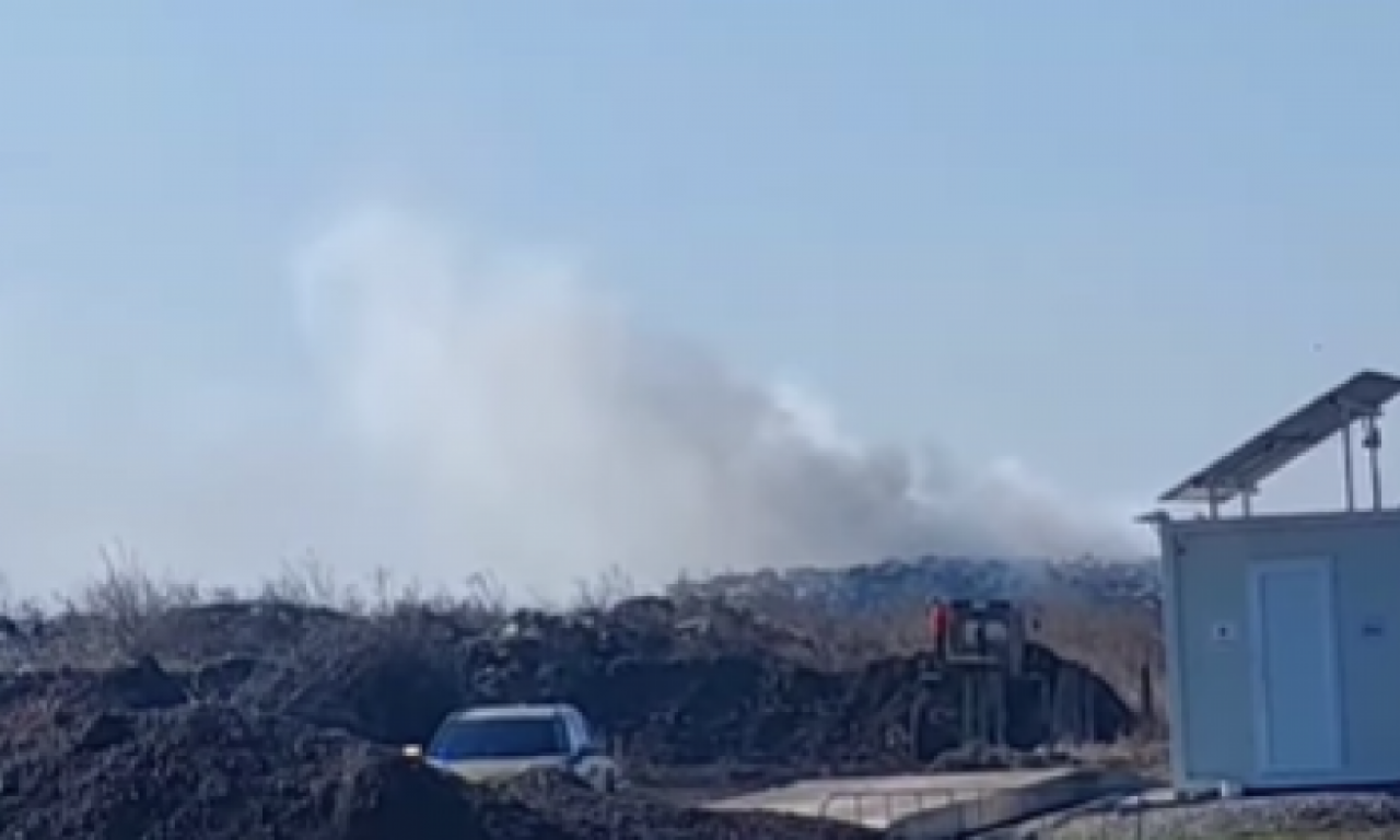 GUST CRNI DIM NAD ŠIDOM Gori deponija, sve službe na nogama! (VIDEO)