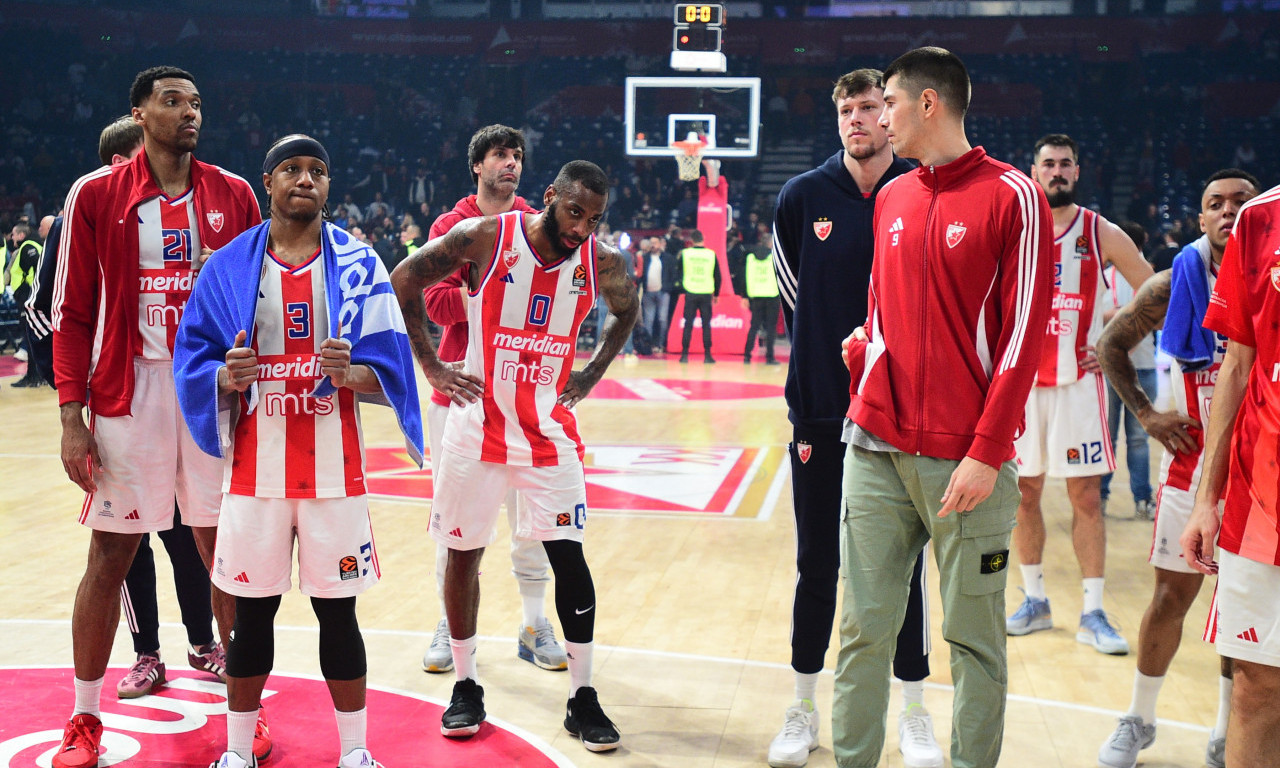 KOŠMARNO VEČE U ARENI: Crvena zvezda poražena od Olimpije, Bolomboj se povredio!