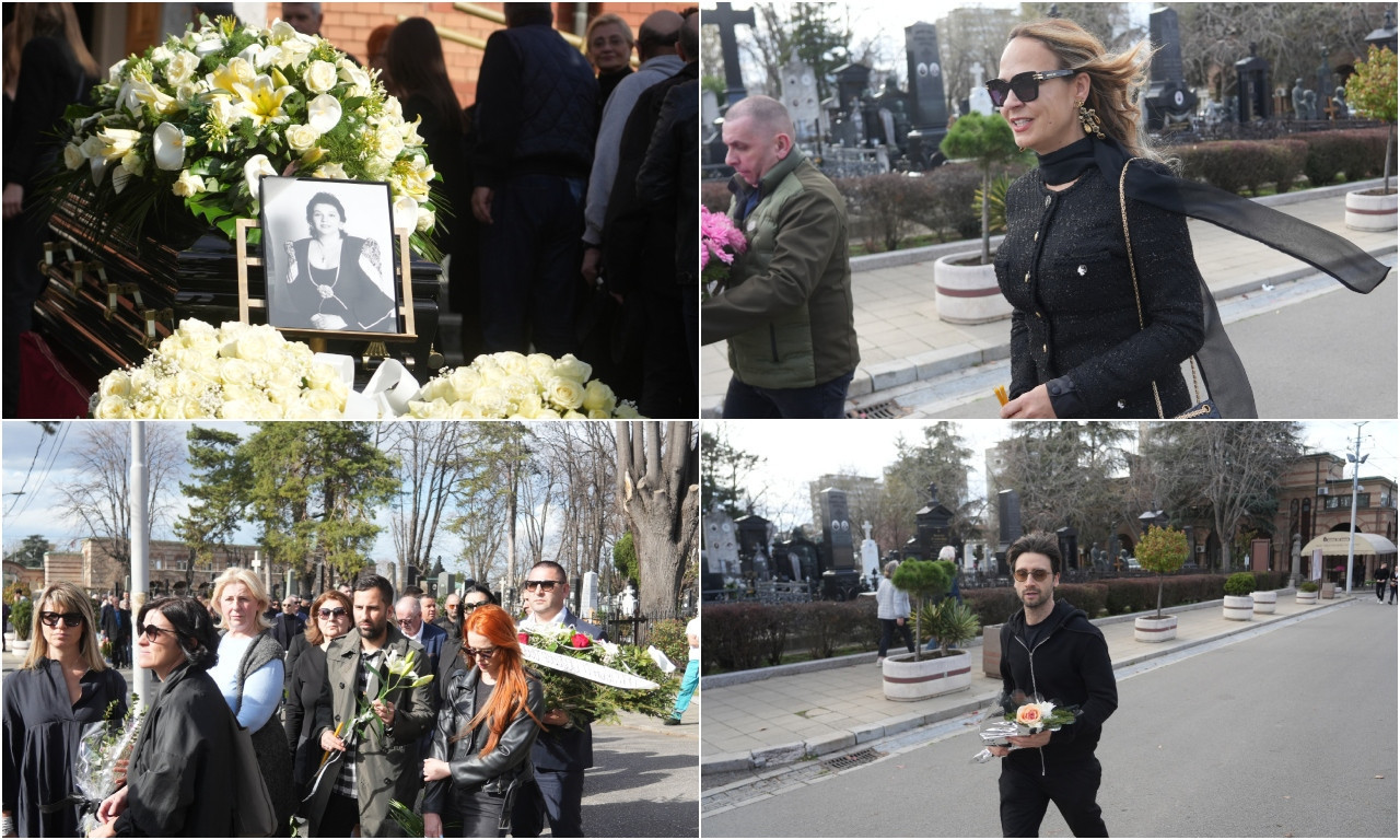 SAHRANJENA HAFA KARIĆ Uplakani suprug Dragomir, deca, Marijana Mateus, Stevan Anđelković...(FOTO)