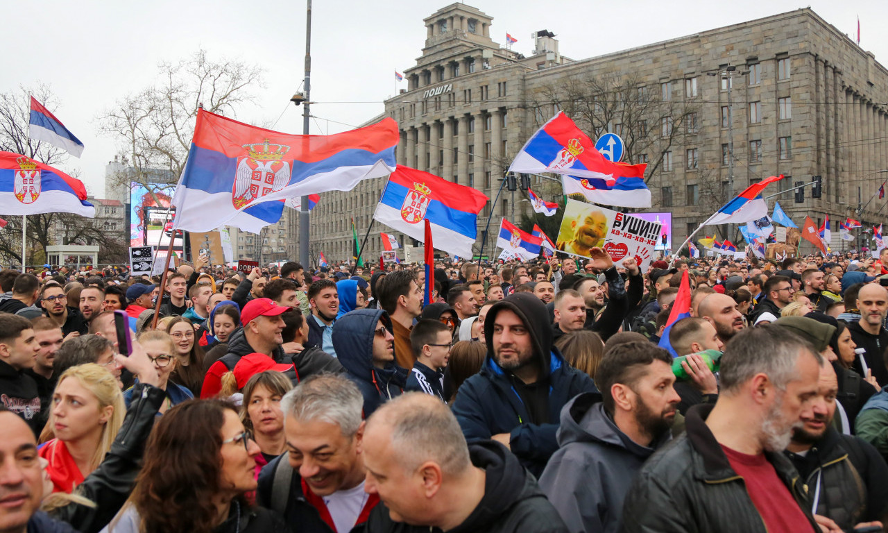 MUP OBJAVIO BROJKE: Evo koliko je danas učesnika skupa bilo u piku!