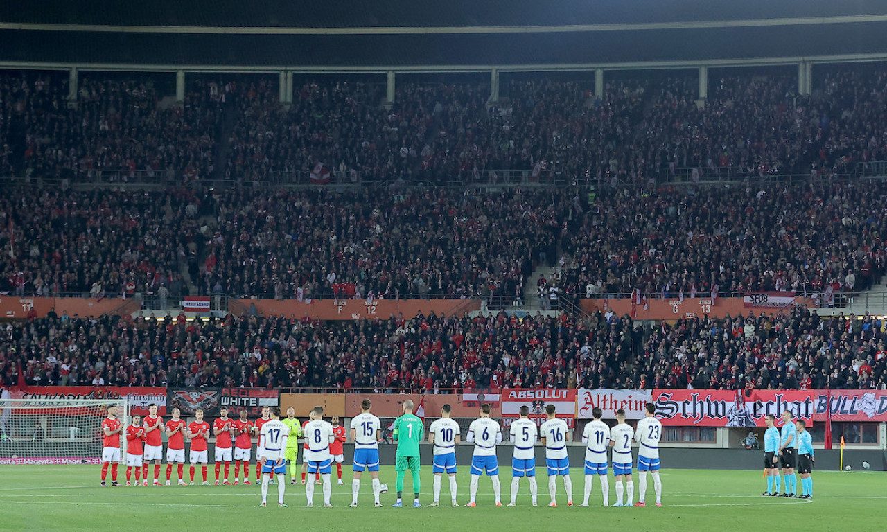 AUSTRIJA VODI NA POLUVREMENU! Pogledajte gol Gregoriča, jako loša igra Srbije...