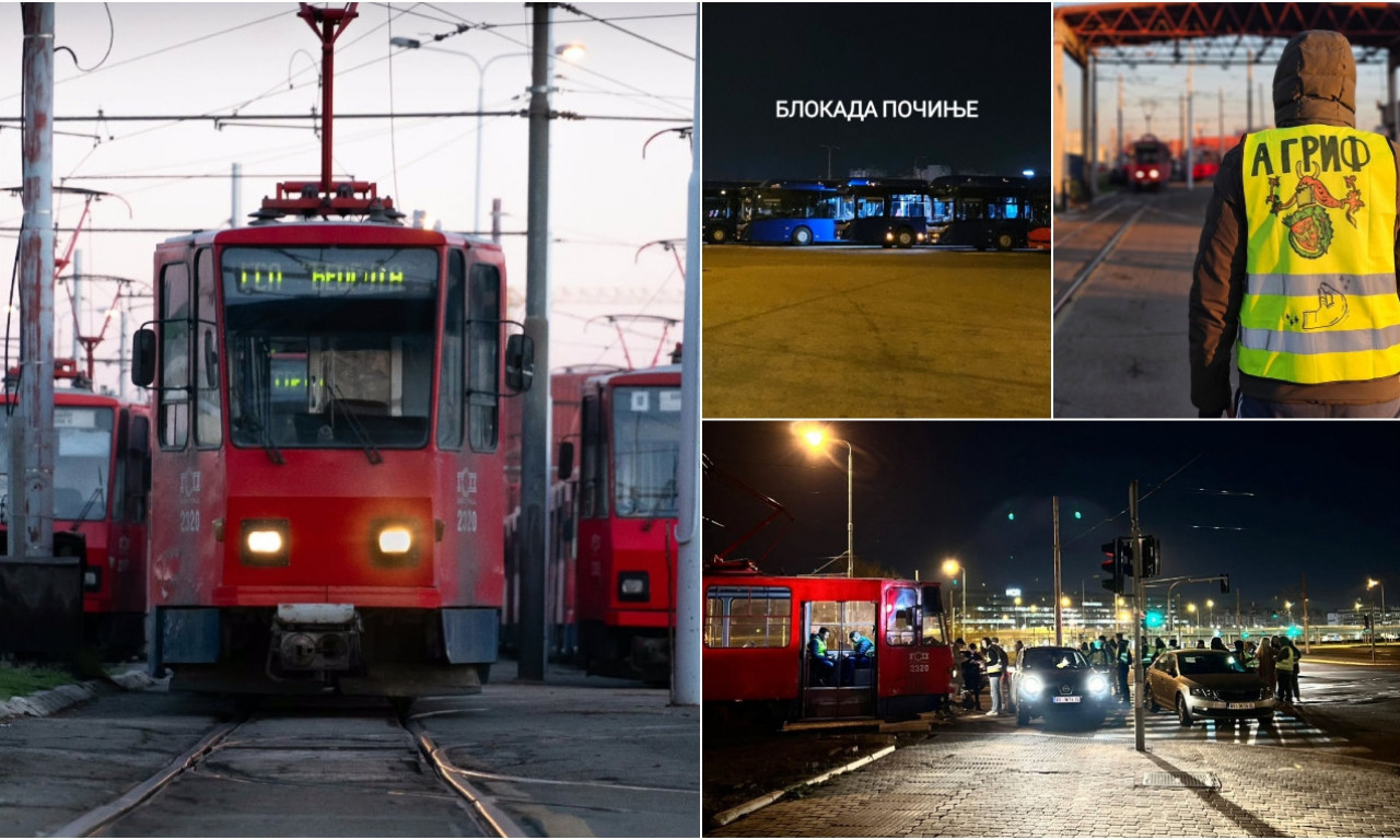 GRUPA STUDENATA ZAUZELA GARAŽU GSP Od sinoć na mrežama dele fotografije blokade - pogledajte (FOTO+VIDEO)