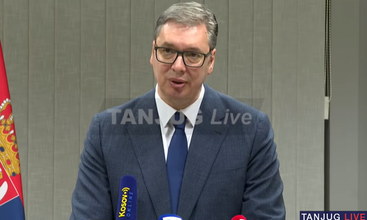 PREDSEDNIK VUČIĆ IZ BRISELA: Rekao sam Ursuli i Košti da nikakvog korišćenja zvučnog topa nije bilo!