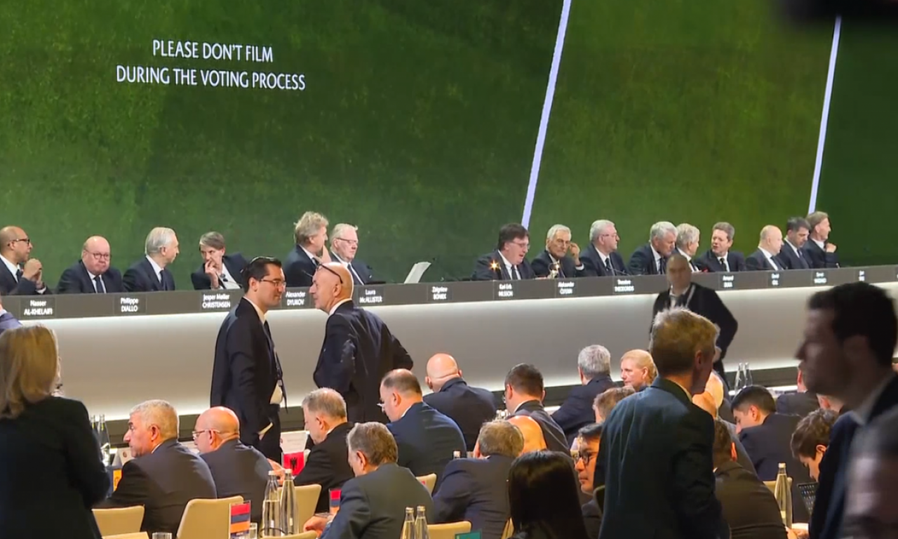 POČEO KONGRES UEFA Prisustvuje i premijer Vučević (VIDEO)